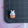 Mini funda de teléfono de gel crema de calabaza de Halloween de tamaño pequeño, accesorios de resina, accesorios de cabeza de calavera fantasma, hecha a mano transfronteriza