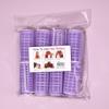 Rizador de pelo autoadhesivo de velcro de tamaño pequeño, rizador de flequillo para cabello esponjoso, rizador de raíz de nailon, rizador de aire