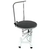 Mesa de Belleza, Mesa de Peluquería para Perros, Mesa Redonda Elevable, Mesa de Estilismo y Secado con Soplador para Pelo de Gato y Perro, Soporte Fijo