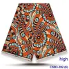 Comercio exterior buena calidad estilo transfronterizo tela batik de doble cara falda colorida para mujer tela estampada étnica en stock al por mayor