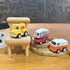 Llave de Coche de Aleación con Retroceso, Llavero de Autobús Turístico, Juguete de Autobús Turístico, Llavero de Autobús de Pasajeros, Colgante para Mochila