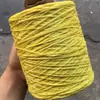 Venda Direta da Fábrica Fio Iridescente Oco com Fio de Ouro e Prata DIY Crochê Tricô à Mão Cabeça de Ursinho de Pelúcia Acessório de Cabeça Leidezhuzhu
