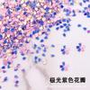 Lantejoulas de Pétala 3mm Cristal Prata Roxo Flor de Cerejeira Clara Glitter Pétala Joias Acessórios para Roupas Atacado em Estoque