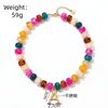 Collar con colgante de corazón grande de resina de color degradado contrastante, dulce, lindo y colorido, para mujer, de Amazon, transfronterizo