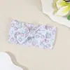 Accesorios Europeos y Americanos para el Cabello de Niños, Diademas Anchas para Bebés, Accesorios para el Cabello para Proteger la Fontanela, Diademas con Moños Estampados para Bebés, Accesorios para la Cabeza