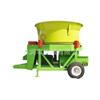 Triturador de Palha para Armazenamento com Disco Amarelo, Máquina de Moer Capim em Pó para Ração de Gado e Ovelhas, Equipamento Rotativo de Corte e Trituração para Fardos de Feno Seco e Úmido