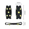 Crampons de silicone para comércio exterior para escalada na neve, montanhismo, esportes ao ar livre, crampons de TPE, capas antiderrapantes para sapatos, crampons de todos os tamanhos