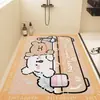 Alfombrilla de Piso de Bucle de Seda, Alfombrilla Hueca Antideslizante para Baño, Alfombrilla Especial Anticaídas y Resistente al Desgaste para Baño y Ducha para Niños, Se Puede Cortar