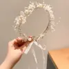 Diadema Floral de Verano y Primavera Super de Hada para Mujer, Accesorio para el Cabello que Realza la Atmósfera para Sesión de Fotos de Adultos, Diadema Pinza para el Cabello de Rosa de Moda