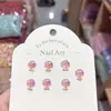 Decoración de Manicura de Resina Árbol Fluorescente Estéreo Joyería para Uñas DIY Pendientes Funda de Teléfono Móvil Accesorios para Uñas Portátiles