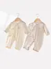 Ropa para Bebé Recién Nacido Mameluco sin Costuras para Bebé de Pecho Traje de Verano para Gateo de Bebé Mameluco Delgado Estilo Mariposa Mono para Recién Nacido