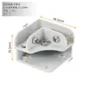 Abrazadera de cristal de aleación de aluminio protector de esquina de acuario clip en forma de L ángulo recto de 90 grados canaleta para verduras maceta abrazadera para azulejos