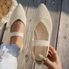 Zapatos de suela plana de malla hueca nuevos para comercio exterior europeo y americano, para mujer, transfronterizos, ligeros, cómodos, casuales, de corte bajo, para baile, trabajo