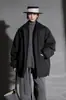 2025 Nueva Parka Casual Coreana de Longitud Media con Cuello de Lana de Cordero Sintético, Cuello Solapa Cálido, Chaqueta de Plumas Patchwork de Invierno