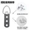Ganchos para Marcos de Fotos, Anillas para Colgar, Accesorios Decorativos para Herrajes de Marcos, Clips para Colgar, Correas de Colgar de Cable Grueso de Tres Agujeros, Tornillos, Accesorios de Ferretería