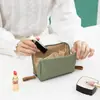 Bolsa de Maquiagem Moderna Simples em Forma de U, Bolsa de Armazenamento de Viagem, Bolsa Portátil para Armazenar Batom, Bolsa de Maquiagem Multifuncional Estilo Bolsa de Mão