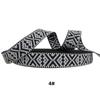 Suministro directo de fábrica cinta jacquard étnica de color de 25 mm de ancho de poliéster algodón para ropa zapatos y sombreros accesorios decorativos para equipaje