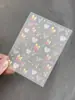 YITU Calcomanía para Uñas con Figura de Hormiga Estampado de Cereza y Lazo Dulce Amor Estrella Decorativa YT5882