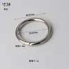 Fivela de Mola de Liga de Zinco Argola de Mola de Metal Chaveiro Argola Plana Argola Aberta Acessórios de Ferramentas para Vestuário e Bagagem Atacado