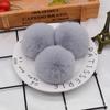 Bolas de Piel de Conejo Rex Real Hechas a Medida de Fábrica de 6 cm para Bolsos, Ropa, Accesorios, Bolas de Piel de Conejo Rex al por Mayor, Bolas de Felpa
