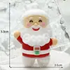 Llavero Colgante Navideño Muñeco Estéreo de Papá Noel Colgante Exquisito para Bolso Llavero de Coche Pequeño Regalo