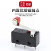 Interruptor de alimentação de polia comum isolamento interruptor retardador de chama conector de cobre tripé microinterruptor