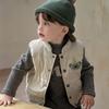 Colete Infantil de Desenho Animado para Meninos Inverno Leve Quente Colete para Bebê Menino 90% Penas de Pato Branco Colete Infantil Classe A