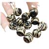 Diente de Tigre Blanco y Negro Cuentas Cuentas Viejas Cuentas de Jade Ágata Dientes de Tigre Dobles Passepartout Pulsera Collar Accesorios Cuentas