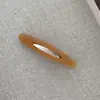 Clip para el Cabello Ovalado Hueco de Acetato Modelo Nuevo 2026, Estilo Exquisito y Único, Pasador para Fleco y Cabello Lateral, Venta al por Mayor