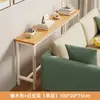 Mesa estrecha para hueco de cama, estante de almacenamiento para el pie de la cama, mesa larga extremadamente estrecha, de pie contra la pared, gabinete estrecho para hueco de cama, almacenamiento multicapa