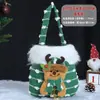 Bolsa de regalo de decoración navideña, bolsa de manzana de Santa Claus transfronteriza, bolsa de dulces para niños, empaque de manzana para Nochebuena