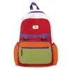 Mochila para Niñas, Estudiantes Universitarias, Viajes de Ocio, Mochila de Montañismo de Color Contrastante, Nueva Bolsa para Computadora de Gran Capacidad 2025