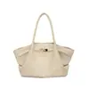 Bolso Cubo de Tote para Viajes Casuales Transfronterizos para Mujer 2025 Invierno Nuevo Estilo Plegado de Moda Bolso de Hombro Único