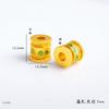 Longo tempo não desbota acessórios faça você mesmo ouro vietnamita cotovelo contas de ouro seis palavras através do furo pulseira pulseira material de corda