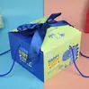 Caja de Regalo Llena de Luna Cumpleaños Niños Bebé Cien Días Caja Vacía Caja Portátil para Dulces Caja de Regalo para Llevar en la Mano Empaque