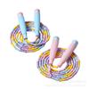 Cuerda de Saltar de Bambú Multicolor para Principiantes, 3m de Longitud Ajustable, Sin Enredos, Antienredos, Cuerda de Saltar Deportiva para Estudiantes
