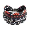 Diadema de Yoga Bohemia Retro Estampada Europea y Americana Diadema Deportiva para Mujer Anti-Sudor Correr Versión Ancha Pañuelo Africano