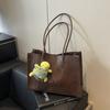 Bolso de Trabajo y para Viajes de Alta Gama Retro para Mujer 2026 Nueva Moda Bolso Tote de Hombro Estudiante de Gran Capacidad