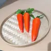 Simulação rabanete falso rabanete branco falso vegetal modelo decoração da janela educação infantil adereços atacado espuma cenoura
