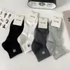 Calcetines para Hombre Calcetines de Barco Negros y Blancos Calcetines Bajos Cortos Absorbentes de Sudor Transpirables Malla de Algodón para Primavera y Verano Calcetines Deportivos Negros y Blancos Grises