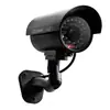 Direto da fábrica nova câmera de vigilância falsa simulação de vigilância com luzes câmera virtual simulação de câmera