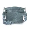 2026 Nuevo Bolso Cubo Multicapa Bolso Cruzado Bolso de Hombro Retro Moda Versátil Multifuncional Bolso Cruzado Negro Grande