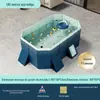 Piscina Jiami piscina inflável espessa resistente ao desgaste piscina exterior inflável piscina dobrável sem insuflável Piscina doméstica infantil