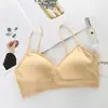 Ropa Interior de Espalda Rosca para Estudiantes Mujeres Tallas Grandes Fertilizante Plus Anillos Libres Recogida Chaleco Deportivo Cómodo Alta Elasticidad Envoltura de Pecho Sin Costuras