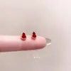 Brincos Elegantes de Cabacinha Fulu com Design Retrô de Nicho para Meninas Novo Estilo Pequenos e Delicados Brincos Diários Bai