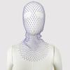 Bufanda de Red con Pedrería Europea y Americana para la Cabeza Tendencia para Fiestas, Carnavales, Máscara Brillante, Sombrero de Fiesta Personalizado para Adultos
