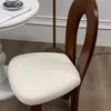 Silla de comedor vintage de estilo francés, silla de escritorio de diseño de sirena, moderna, sencilla, de madera maciza de estilo medio antiguo.