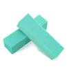 Bloque de Tofu Esponjoso de Colores, Lima de Uñas Lavable y Sin Arena, Bloque Pulidor de Cuatro Caras, Esponja de Manicura de Corindón Blanco