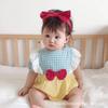 Celebridad de Internet Bebé Niña Verano Súper Versión Coreana Manga Corta Ropa de Abrigo para Salir Ropa de Pipi para Bebé Moda de Verano para Bebé Ropa de Conejo Ropa de Escalada de Moda Tendencia