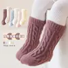 Calcetines de Invierno para Bebé 2025, hasta la pantorrilla, con Forro de Felpa, Espesos, para Recién Nacidos, Calientes, de Terciopelo Australiano, Calcetines para Niños que No Aprietan las Piernas